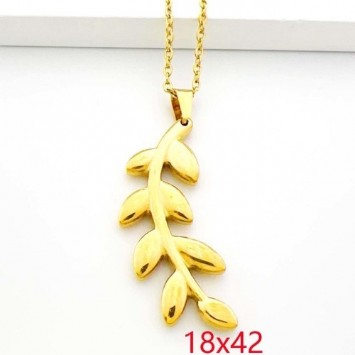 Stainless Steel Brand Necklace-RR230717-Rrd076-8