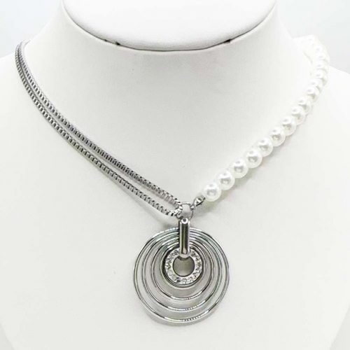 Stainless Steel Brand Necklace-RR230717-Rrx0845-18