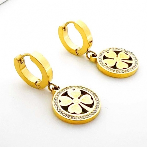 Stainless Steel Brand Earrings-RR230717-Rre1041-13