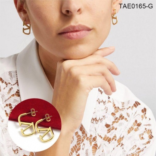 Stainless Steel Brand Earrings-SN230717-TAE0165-G-12.9