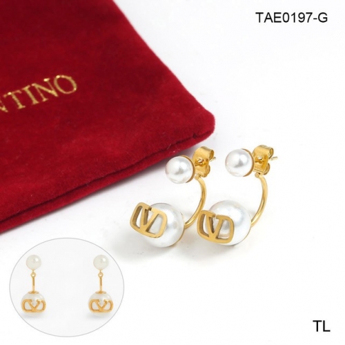 Stainless Steel Brand Earrings-SN230717-TAE0197-G-12