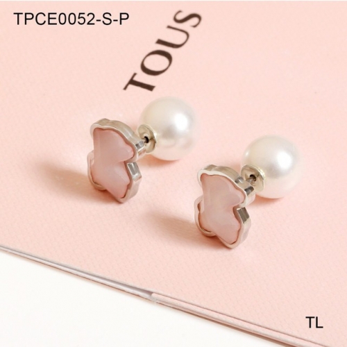 Stainless Steel TOU*S Earrings-SN230717-TPCE0052-S-P-9.4