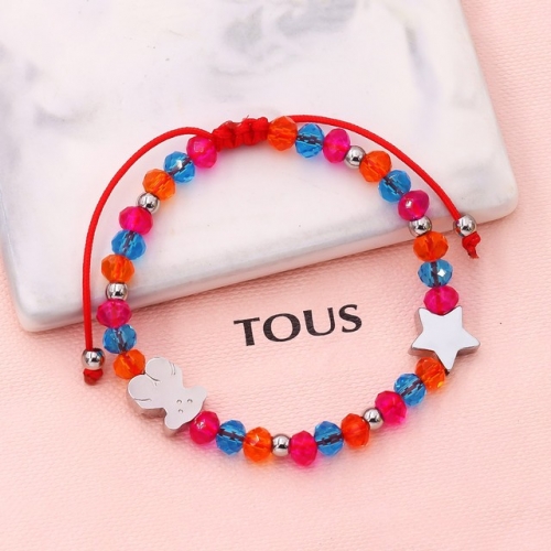 Stainless Steel TOU*S Bracelet-HY230724-P15VHGD (3)