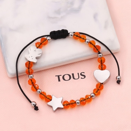 Stainless Steel TOU*S Bracelet-HY230724-P15VHGD (15)