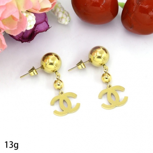 Stainless Steel Brand Earrings-HY230724-P12VTIO