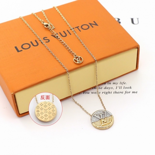 Stainless Steel Brand Necklace-HY230724-P14VUIS (1)