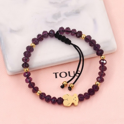 Stainless Steel TOU*S Bracelet-HY230724-P15VHGD (11)