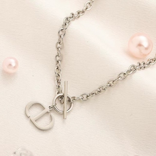 Stainless Steel Brand Necklace-YWA230730-P10KIER (1)