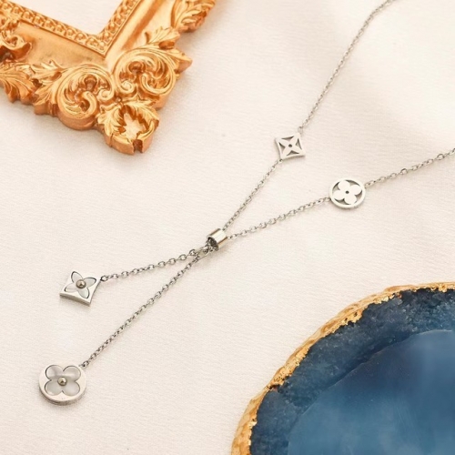 Stainless Steel Brand Necklace-YWA230730-P10UUIK (2)