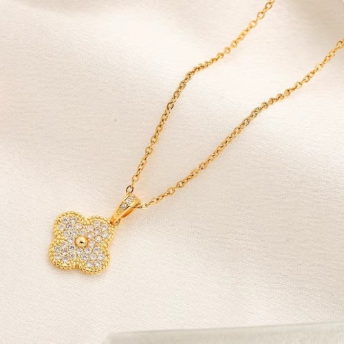 Copper Alloy Brand Necklace-YWA230730-P8.5HJJ