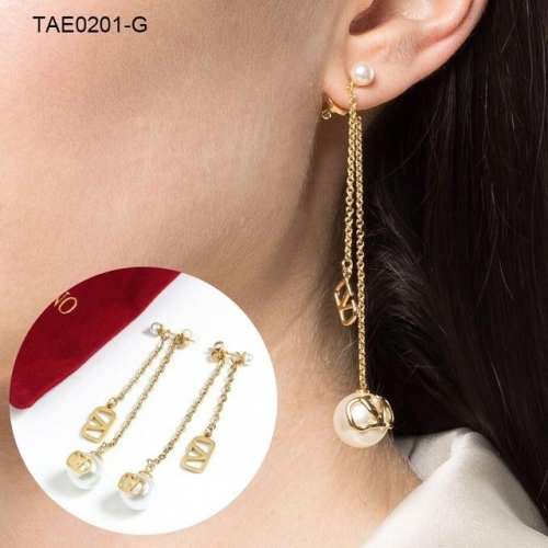 Stainless Steel Brand Earrings-SN230809-TAE0201-G-18.6