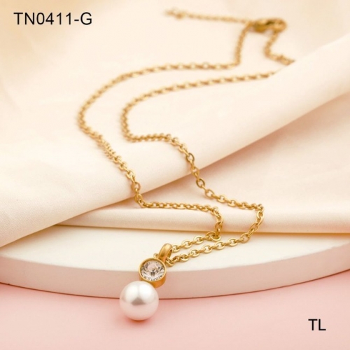 Stainless Steel Necklace-SN230809-TN0411-G-9.3