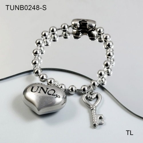 Stainless Steel uno de * 50 Bracelet-SN230809-TUNB0248-S-16.4