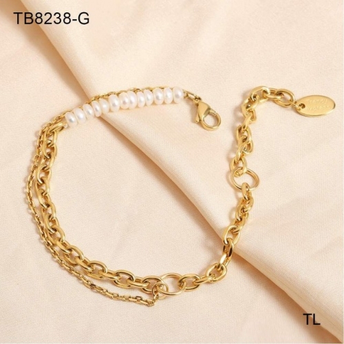 Stainless Steel Bracelet-SN230809-TB8238-G-18.8