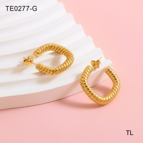 Stainless Steel Earrings-SN230809-TE0277-G-13.5