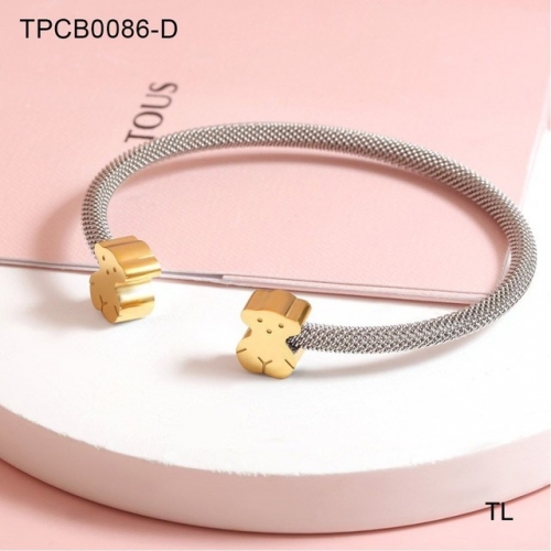 Stainless Steel Tou*s Bracelet-SN230809-TPCB0086-D-16.7