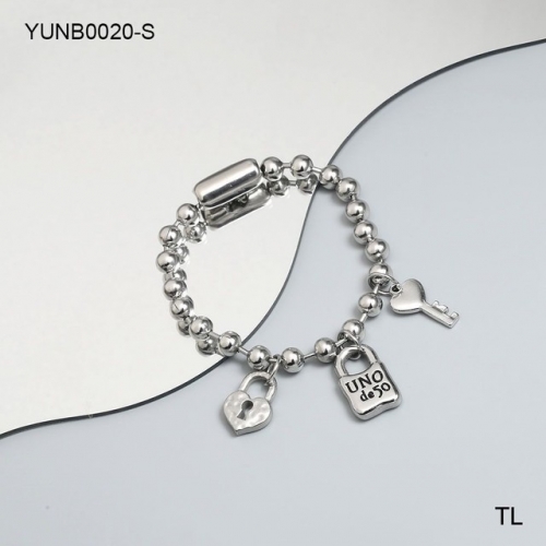 Stainless Steel uno de * 50 Bracelet-SN230809-YUNB0020-S-13.9