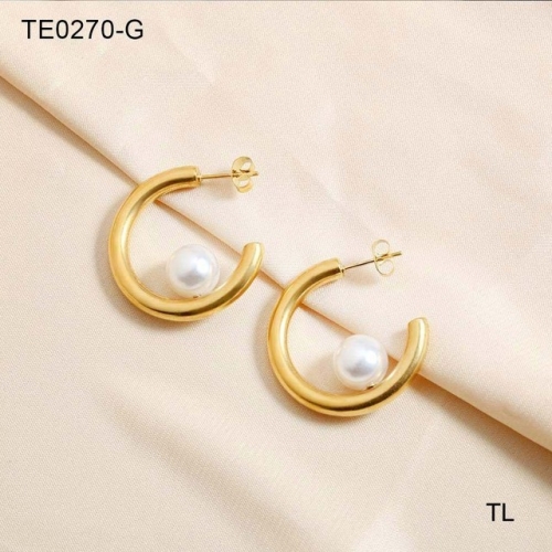 Stainless Steel Earrings-SN230809-TE0270-G-10.4