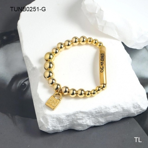 Stainless Steel uno de * 50 Bracelet-SN230809-TUNB0251-G-19.7