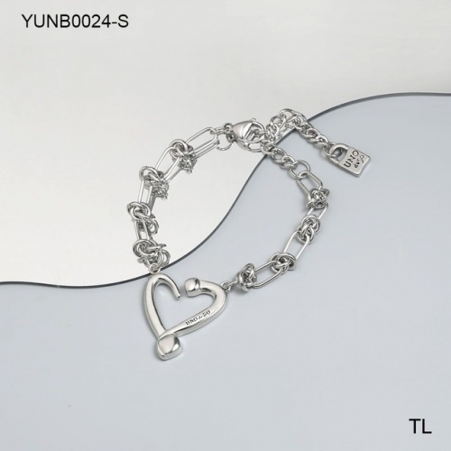 Stainless Steel uno de * 50 Bracelet-SN230809-YUNB0024-S-16.9