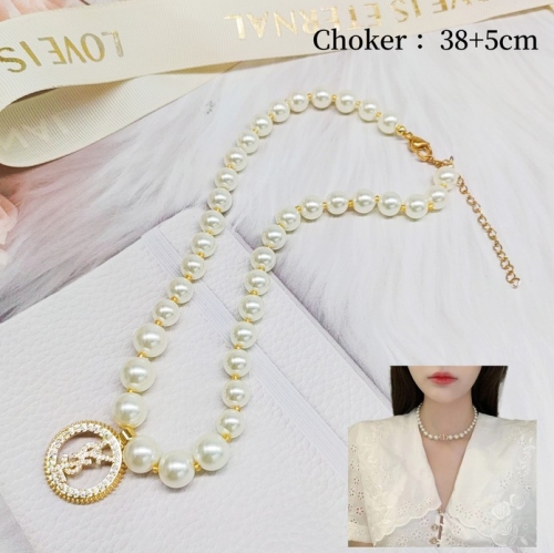 Stainless Steel Brand Necklace-ZN230818-P18VOE (4)