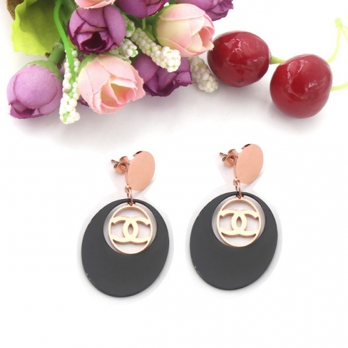 Stainless Steel Brand Earrings-HY230818-P10VFD (4)