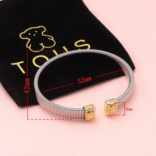 Stainless Steel TOU*S Bangle-HY230818-P18SSF (2)