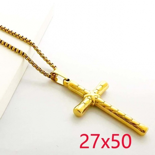 Stainless Steel Brand Necklace-RR230825-Rrd090-11