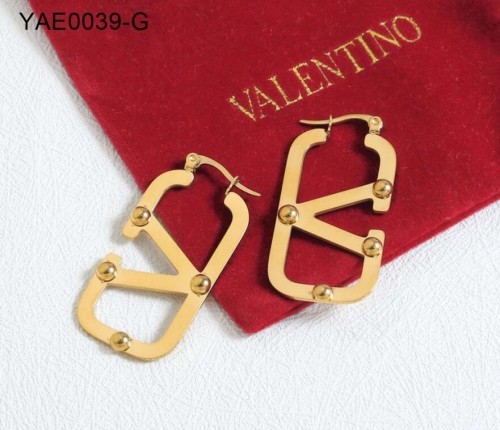 Stainless Steel Brand Earrings-SN230825-YAE0039-G-15.3