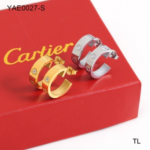 Stainless Steel Brand Earrings-SN230825-YAE0027-S-14.1