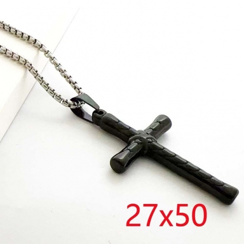 Stainless Steel Brand Necklace-RR230825-Rrd091-11