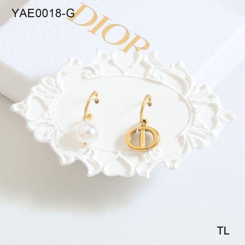 Stainless Steel Brand Earrings-SN230825-YAE0018-G-10.4