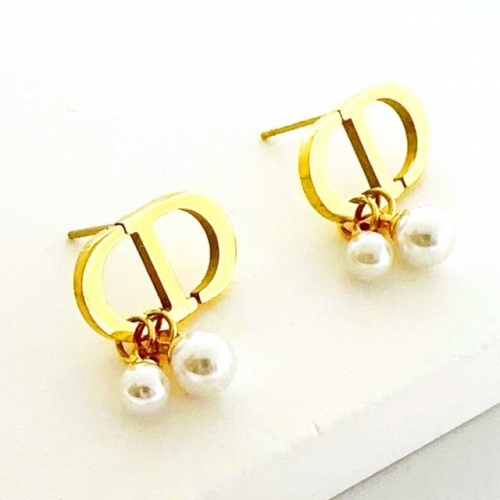 Stainless Steel Brand Earrings-RR230825-Rre1083-11