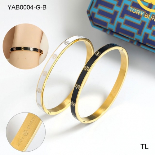 Stainless Steel Brand Bangle-SN230825-YAB0004-G-B-22.6