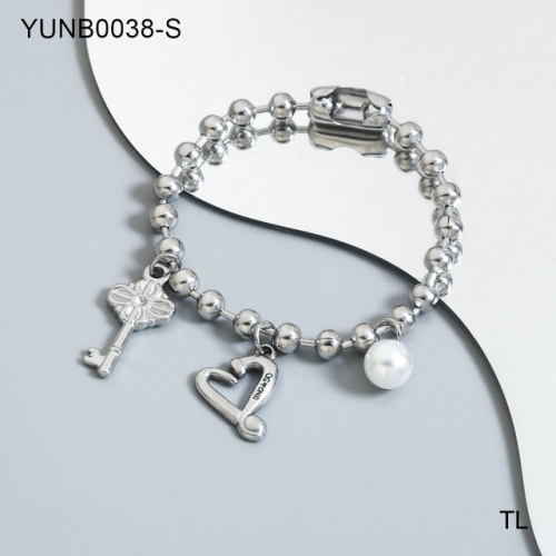 Stainless Steel uno de *50 Bracelet-SN230825-YUNB0038-S-13.4