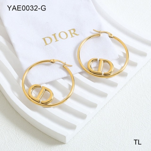 Stainless Steel Brand Earrings-SN230825-YAE0032-G-12.9