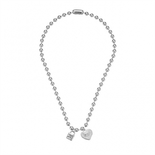Stainless Steel uno de * 50 Necklace-HF230929-P10VFO0 (2)