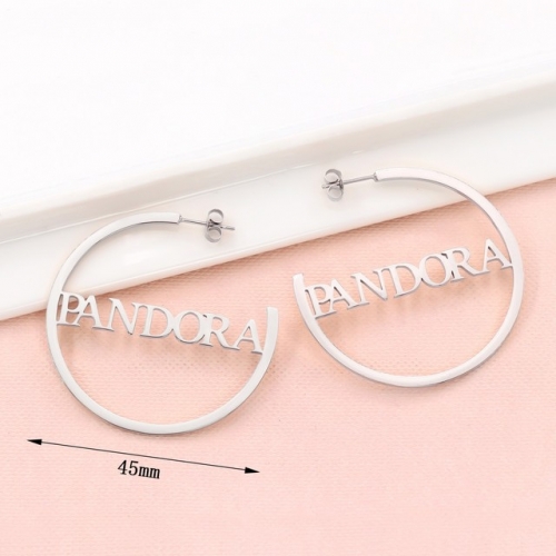 Stainless Steel Brand Earrings-HY230831-P12VIO