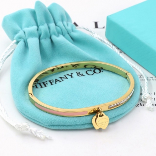 Stainless Steel Brand Bangle-HY230831-P18FFC