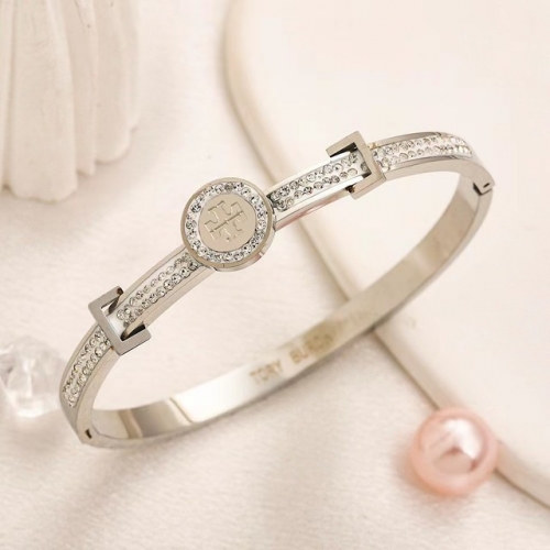 Stainless Steel Brand Bangle-YWA230907-P18VFDX (2)