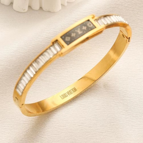 Stainless Steel Brand Bangle-YWA230907-P16BHGF (2)