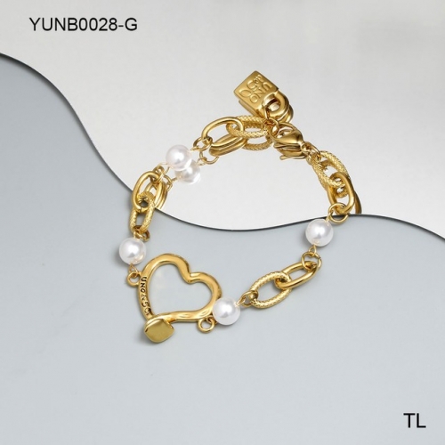 Stainless Steel Uno de * 50 Bracelet-SN230907-YUNB0028-G-20.3