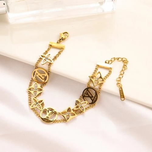 Stainless Steel Brand Bracelet-YWA230907-P17.5JHGF