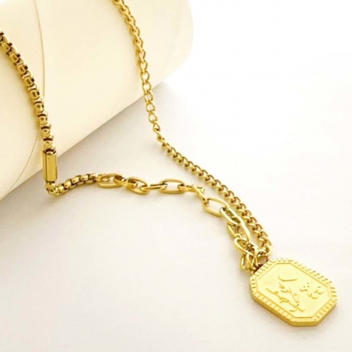 Stainless Steel TOU*S Necklace-RR230907-Rrx0606-15