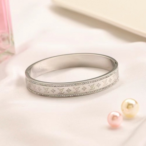 Stainless Steel Brand Bangle-YWA230907-P17KJD (1)