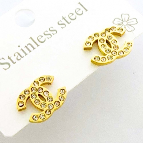 Stainless Steel Brand Earrings-RR230907-Rre1123-12