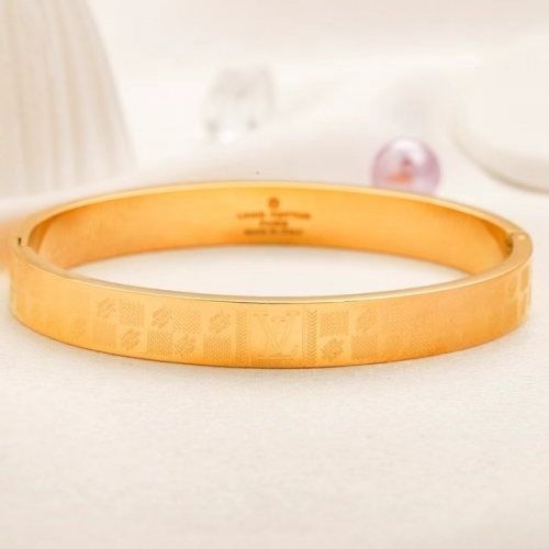 Stainless Steel Brand Bangle-YWA230907-P17MNG (1)