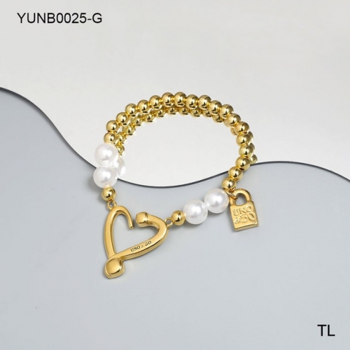 Stainless Steel Uno de * 50 Bracelet-SN230907-YUNB0025-G-19.6