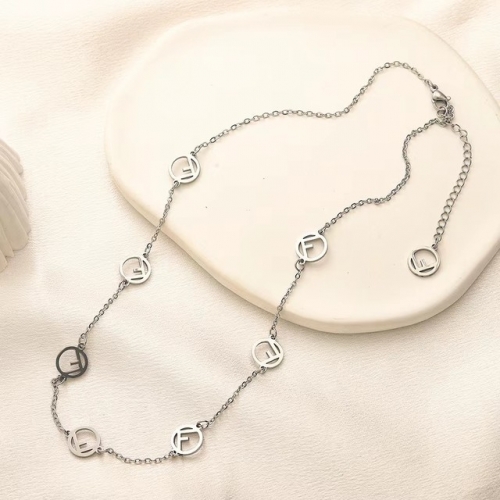 Stainless Steel Brand Necklace-YWA230907-P11.5NMX (1)