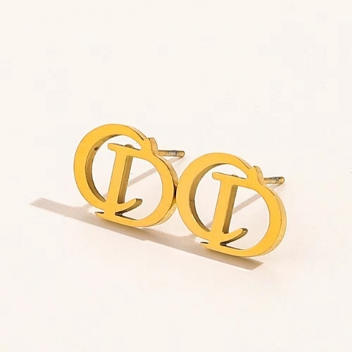 Stainless Steel Brand Earrings-YWA230907-P5VDSZ (1)